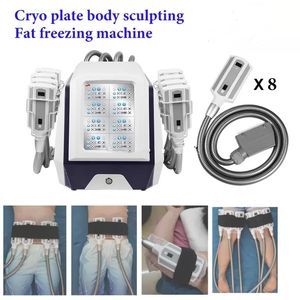 Portable Cryolipolyse Cool Pad Amincissant Cryothérapie Corps Système De Refroidissement Réduction De La Graisse Cryo congélation Machine Avec 8 Plaques De Congélateur