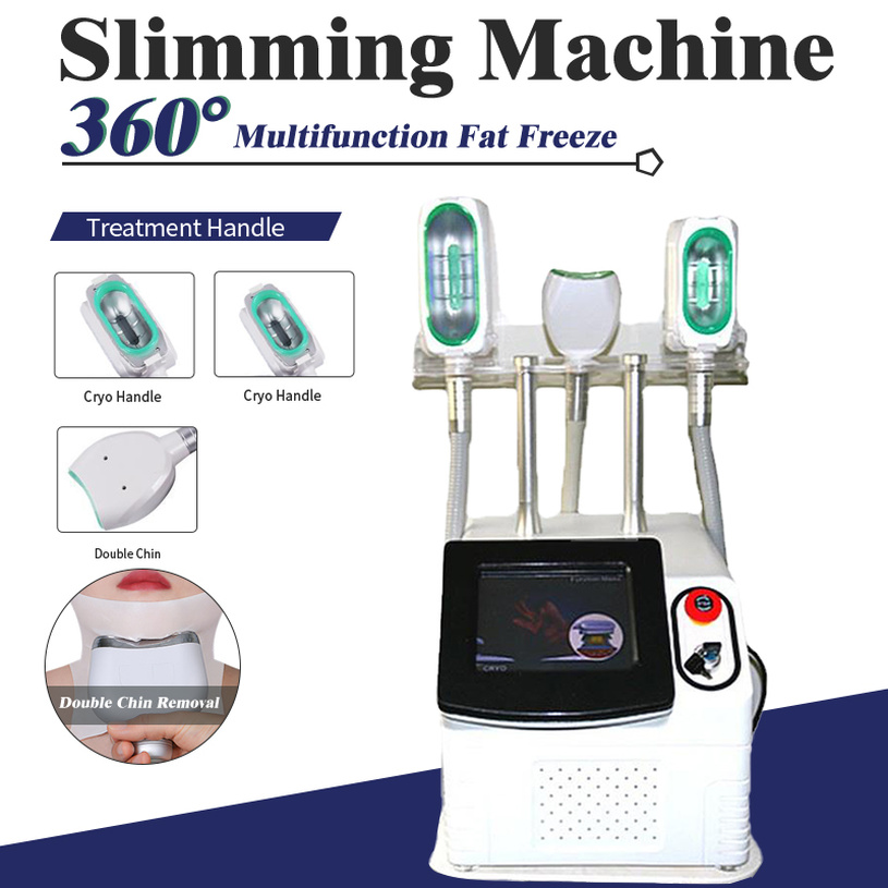 Máquina de congelamento de gordura criolipólise, 7 contornos de tamanhos diferentes, máquina refrigeradora criogênica para perda de peso, coolshape