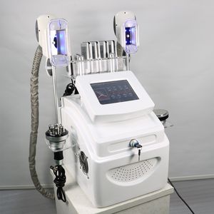 Machine de congélation des graisses par cryolipolyse Amincissant la cavitation par ultrasons 40K Laser Lipo brûlant les graisses par ultrasons 2 Cryo Poignées Body Sculpting Perte de poids Équipement de beauté