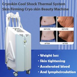 Cryolipolysis Vet Bevriezing Machine 5 Handvatten Lichaam Afslanken CRYOSKIN t-shock Anti Cellulite Behandeling Cryolipolyse Cryo Apparatuur
