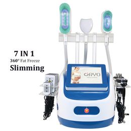 7 in 1 Cryolipolysismachines Cryolipolisis-vet bevriezende lichaam afslanken Belly reductie 5 Handgrepen Criolipolisis vacuüm RF therapie gewichtsverlies apparaat