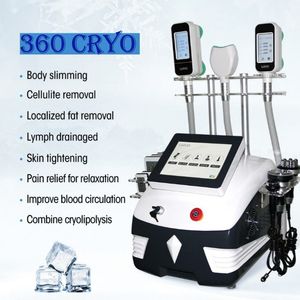 Cryothérapie 360 Cryolipolyse Lipolaser Cavitation RF Machine Graisse Congélation Corps Minceur Réduction De La Graisse Resserrement De La Peau