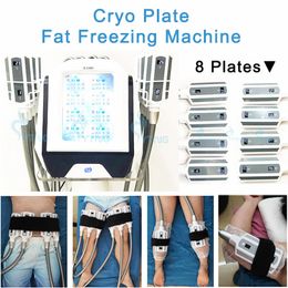 Crioterapia 8 Cyo Plates Ice Sculpting Board Máquina de adelgazamiento Congelación de grasa Contorno corporal Reducción de grasa Pérdida de peso
