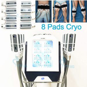 Cryotherapie Cryolipolysis Vet Bevriezing Afslanken Machine 8 Cryo Pads Cellulitis Vermindering Vet Beeldhouwen Gewichtsverlies Apparaat