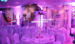 71 centres de table en cristal acrylique pour table de mariage, support de fleurs artificielles pour décoration de table de mariage