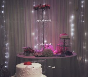 Centre de table en cristal acrylique 83 pour table de mariage, support de fleurs artificielles pour décoration de table de mariage