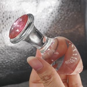 Crystal Anal Plug Juguetes sexuales Juegos para adultos Consoladores Bdsm Plug Producto Sex Shop Anal Plug Butt Plug