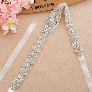 Cristal Et Strass Perles Ceintures De Mariage Pour La Mariée Perles Femmes Ceinture Ceinture Pour Robe De Soirée De Mariage À La Main Accessoires De Mariée CL2066