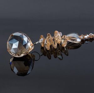 Boule de cristal prisme lustre en verre pendentif suspendu éclairage capteurs de rêves arc-en-ciel fabricant fête de mariage maison jardin décor