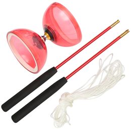 Diabolo à roulement en cristal, jouets d'extérieur pour enfants, jonglage classique brillant Zijin chinois Yo Yo-yo étudiant débutant Yoyo240311