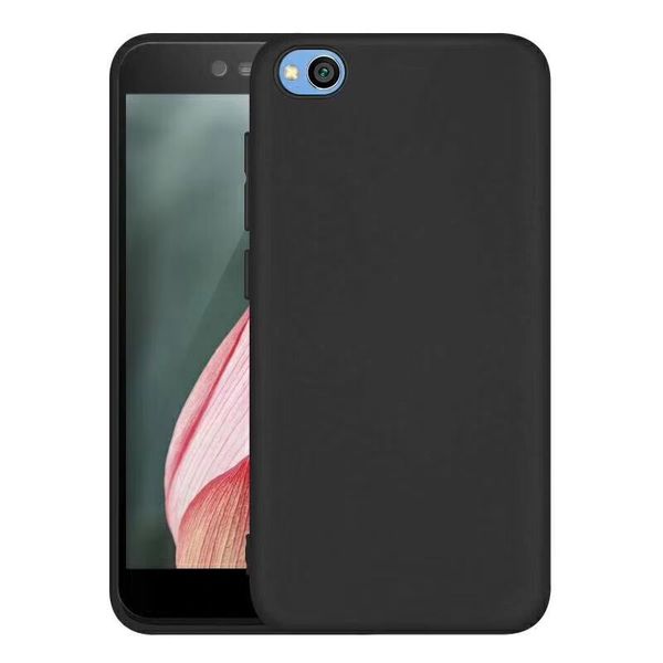 Fundas de TPU blandas transparentes y negras para Xiaomi Redmi Global Version GO 5,0, funda trasera para teléfono móvil para Redmi GO, funda transparente