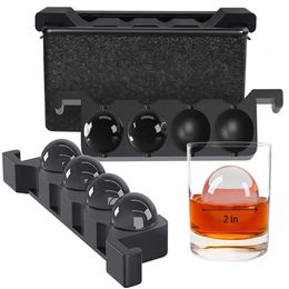 Crystal Clear Ice Ball Maker Press Esférico Whisky Bandeja Molde BubbleFree Cube Cilindro Caja Molde 240307