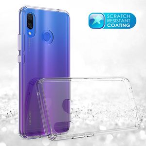 Coque de protection fine cristalline avec pare-chocs d'angle renforcés Coque souple anti-rayures en TPU souple pour Nova3/Nova3i/Honor 8X Max/y9 2019