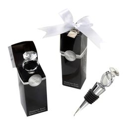 Crystal Diamond Ring Wine Stoppers Home Kitchen Bar Tool Champagne Bottle Stopper Wedding Geschenk geschenken Box Packaging5705058