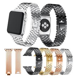 Crystal Diamonds Polshwatch Bands Metalen riem voor Apple Watch 4 3 2 1