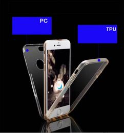 Étuis double face en cristal pour Xiaomi 13T Pro Samsung A05 A05S A23 165,4MM M52 5G A71 A51 A21S A41 M31 A31 Couverture complète du corps à 360 degrés Couverture rigide en PC TPU 2 en 1