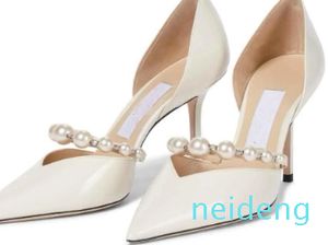 Chaussures habillées en cristal embellissement sandales à bout pointu femmes pompes en PVC dame sans lacet mariage modifier mariée marche décontractée EU35-43