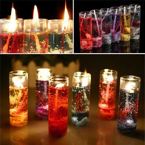 Crystal Glass Candle Houder Romantic Wedding Bar Party Decor Candlestick Ocean Shells Valentines Geparmerde Jelly Candle