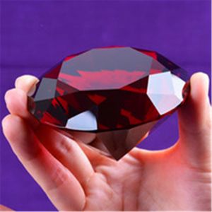 Crystal Glass Cut Diamond Figurines Miniaturen Craft Gift Feng Shui Wedding Events voor Home Table Decoration Accessories 30mm