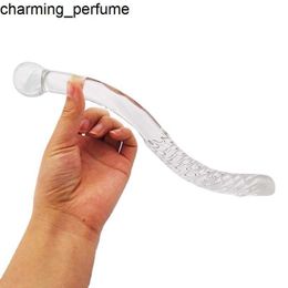 Crystal Glass Dildo Wand Sex Toys Yoni Wand 26cm glasdildo's voor vrouwen