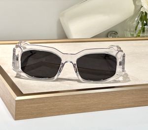 Lunettes de soleil carrées gris cristal, pour femmes et hommes, lunettes d'été, nuances à la mode, UV400, unisexe, 424