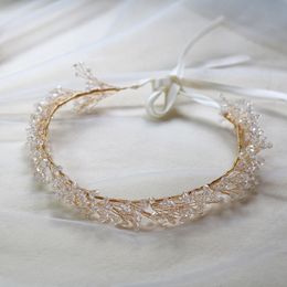 Crystal handgemaakte kralen Super Immortals prachtige hoofdbanden kransen en prachtige decoraties bruid's bruilofthoofdbanden 0615