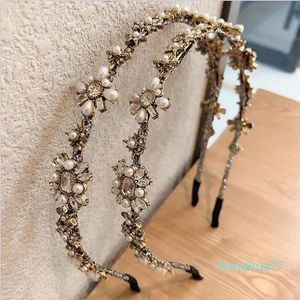 Cristal bandeau abeille cheveux accessoires pour femmes luxe à la main perlé concepteur bandeaux entier arc cerceau bandeaux cadeau