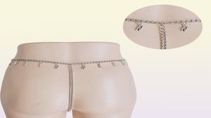 Crystal Letter Angel Bitch Belly Chains voor dames Bohemen Strandriemketting Vrouwelijke charme Taille Kledingaccessoires Body Chain P0811693463