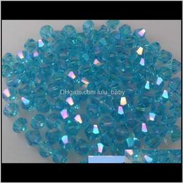 Kristal losse sieraden druppel levering 2021 1000 pcs verkopen 4 mm ab sky blauw 5301# kristallen be korrels a22 sgrl5