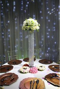 CrystalMetal bruiloft middelpunt met bloemstand111