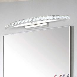 Crystal Mirror Front Wall Lamp LED Mode Simple Badkamer Toilet Spiegel Lamp Schilderen Voorverlichting 210724