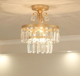 Crystal Modern LED Plafondverlichting voor Woonkamer Slaapkamer AC85-265V Luster Lamparas de Techo Avize Crystal Plafondlamp Fixtures Myy