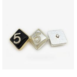 Crystal No5 -DIY naaimak voor shirt jas trui 15/17.5/22,5 mm metalen nummer knoppen Kledingaccessoires