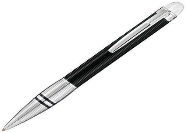Crystal on Top Black and Silver Circle Cove Rollerball Office M B Pens con Número de serie 6496301
