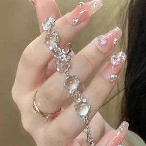 Crystal Pearl Bracelet Cats Eye Stone haut de gamme et accessoire de niche pour les filles Best Friend Beded