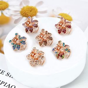 Crystal Pearl Flower Hair Claw Crab Ribbon Fashion Regestone Hair Pin For Women Butterfly Crown Swan Rabbit Hairpin Clip Accessoires 1347