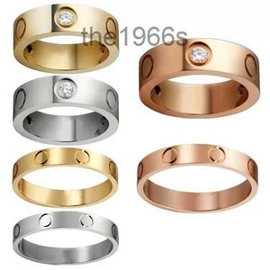 Bagues en cristal Love Screw Ring Hommes Classique Luxe Designer Bijoux Femmes Alliage En Acier Inoxydable Plaqué Or Argent Rose Ne Se Décolore Pas Allergique 456mm LSQ 1B5L