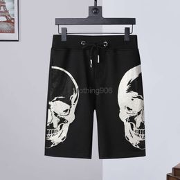 Kristall Schädel Designer Strand Shorts Männer Strumpfhosen Kordelzug Entspannt Homme Mode Luxus Kleidung Druck Buchstaben Mann Sommer Casual Laufende Basketball Jogginghose M-3XL