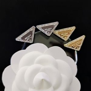 Cristal Triangle Lettre Boucle D'oreille Avec Timbre Femmes Lettres Boucles D'oreilles pour Cadeau Fête Bijoux De Mode