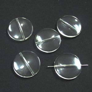 Crystal al por mayor de 21 mm/25 mm/32 mm/accesorios de monedas redondas acrílicas transparentes/accesorios de joyería/cuentas de búsqueda