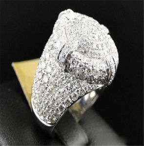 Crystal Woman sieraden sieraden vintage mannen ring klassieke volledige diamanten punk ontwerper ringen rock 18k goud vergulde luxe ringen trend7108268