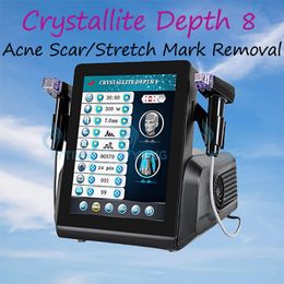 Crystallite Depth 8 Microneedling Facial Llifting Fractionele RF Microneedle Machine Striae Behandeling Littekens Verwijdering Anti Rimpel