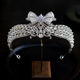 Kristallen kralen bruidshoofdstukken kroon tiara bruiloft haaraccessoires vrouwen handgemaakte hoofdband ornamenten vrouw