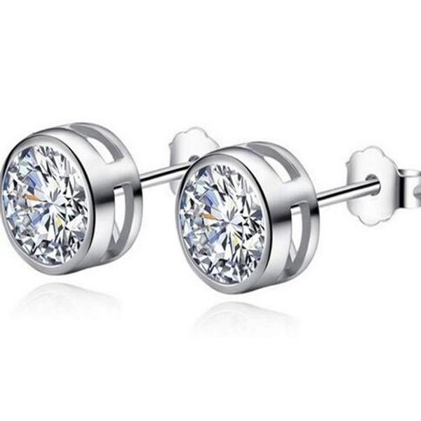 Pendientes redondos morados con cristales de Swarovski para mujer, bisutería con diamantes de imitación, joyería de moda Brincos 2018333V