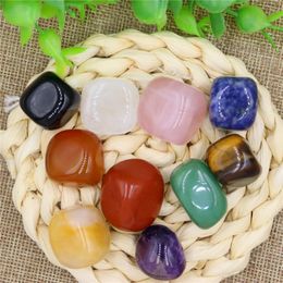 Crystal Trans Chakra Stones Healing Kristallen Set van 7 10 Natuurlijke Gepolde Gepolijste Reiki edelsteen sets voor meditatie yoga hekserij in evenwicht brengende kristal therapie