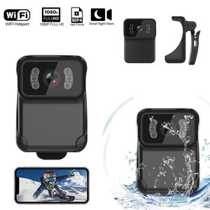 CS02 1080P Full HD WIFI Camera 200m Pixels MP4-formaat DV Actie Camcorder Law Handhaving Recorder 900mAh Body Camera's Videorecorder Nachtbeweging Detectie Cam