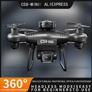 CS8 Mini Drone 4K 6K Dubbele Camera HD Profesional Obstakel vermijden 360 RC Groothoek Verstelbare ESC RC Quadcopter Speelgoed HKD230812