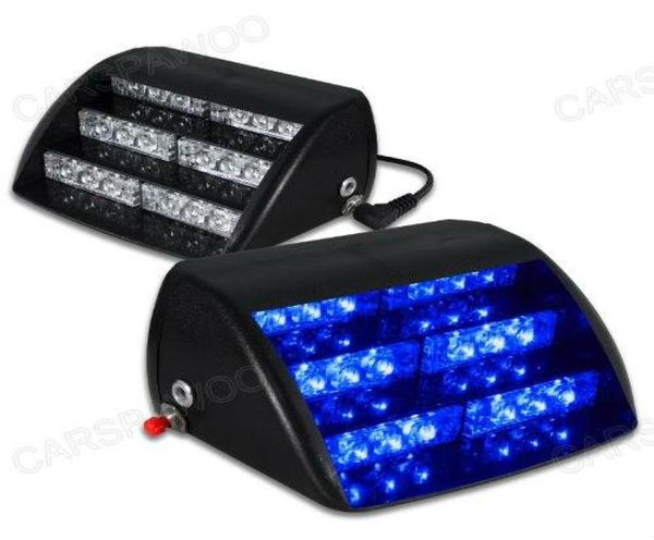 CSPTEK 18 LECH LED AZUL STROBE POLICE ADVERTENCIA DE ADVERTENCIA DE EMERGENCIA PARA VEHÍCULO DE CAMIÓN DE CARRO4157702