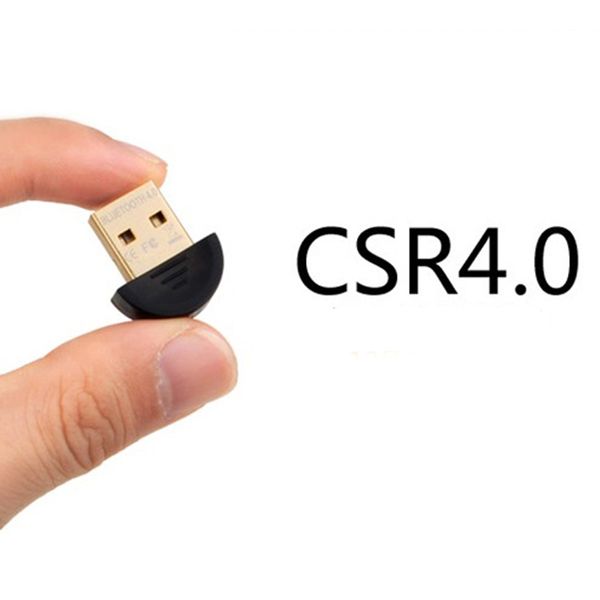 Adaptateur USB Dongle Bluetooth CSR4.0 pour ordinateur portable adaptateur USB stéréo à faible consommation d'énergie et haut débit