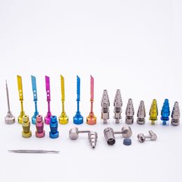 CSYC Fumer Pipe Verre Eau Bong Outil Titane Nail Carb Cap 10mm/14mm/19mm Mâle Femelle Dabber Outil